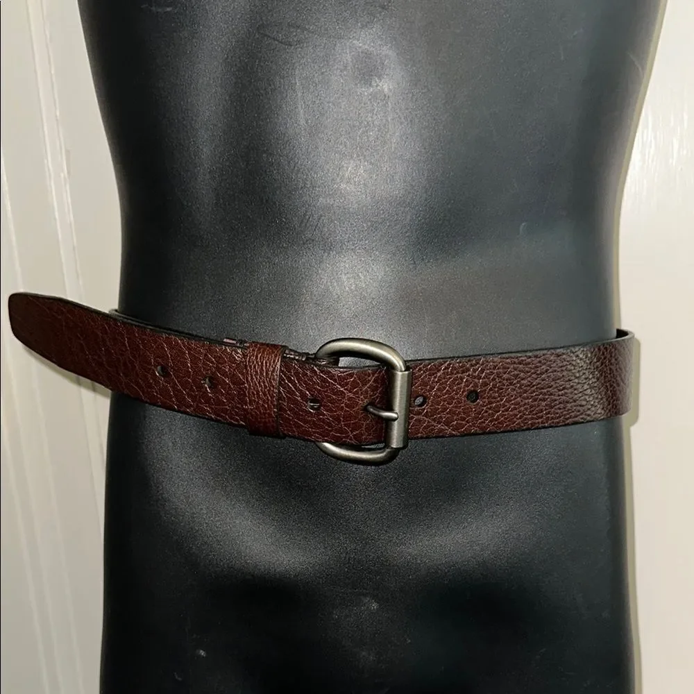 Men's Brown Leather Belt -‎ 38” to 40”